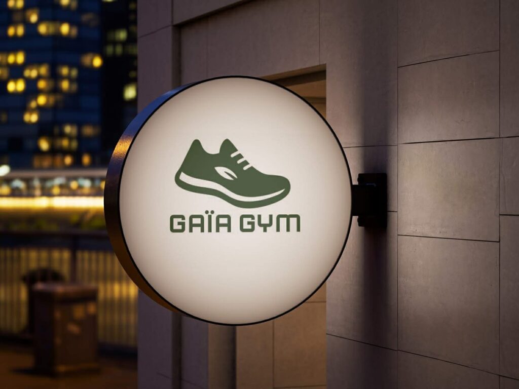 logo gaia gym mockup2